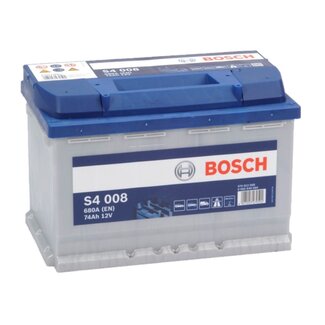 Bosch S4008 start accu 12 volt 74 ah