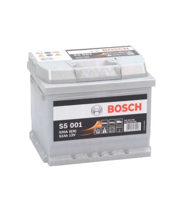Bosch Auto accu 12 volt 52 ah Type S5 001