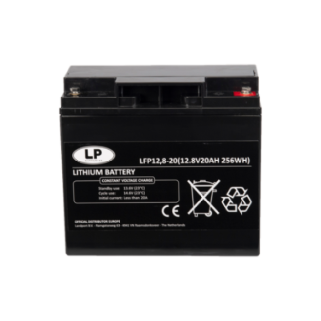 Landport (LP) Lithium accu LFP V12,8-20 LiFePo4 12 volt 20 Ah 256 Wh