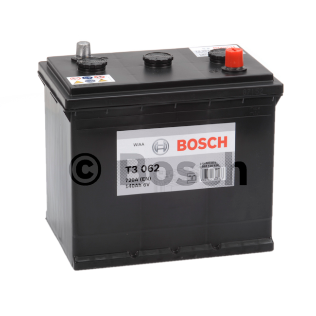 Bosch Auto accu 6 volt 140 ah Type T3 062