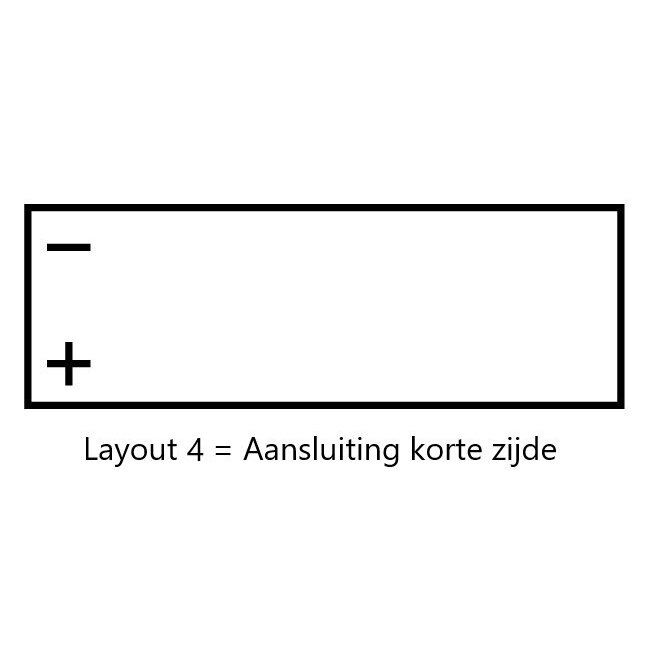 Bosch Startaccu 12 volt 155 ah T3 048 Black truckline