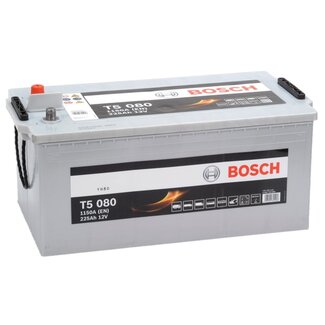 Bosch Accu 12 volt 225 ah T5080 Silver truckline