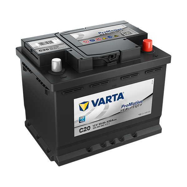 Kenmerkend beginsel effectief Varta startaccu 12 volt 55 Ah Promotive HD 555 064 042 type C20 - Accu  Service Holland