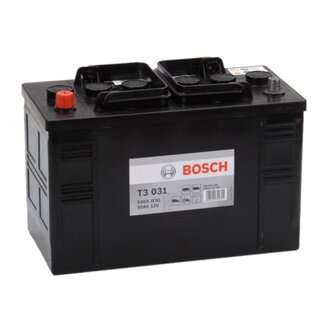Bosch Accu 12 volt 90 ah T3031 Black truckline