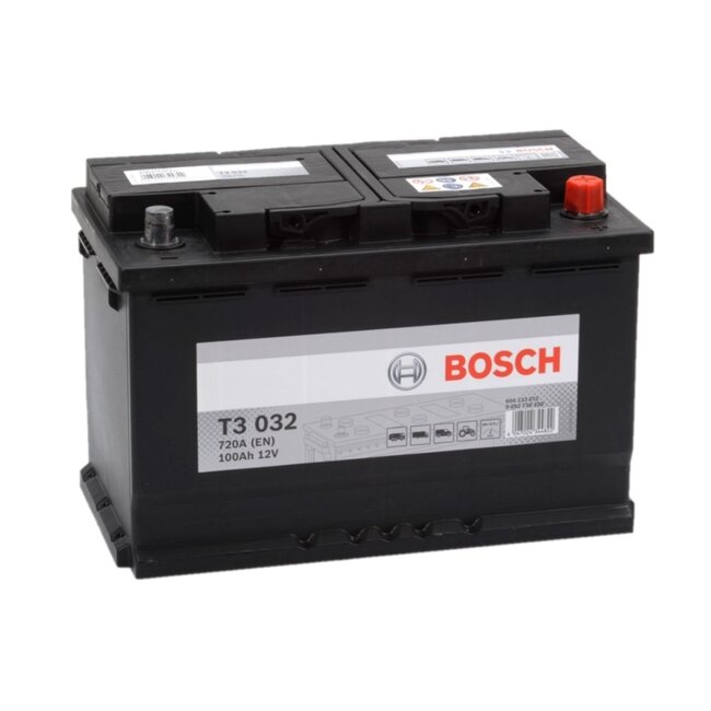 Bosch Startaccu 12 volt 100 ah T3 032 Black truckline