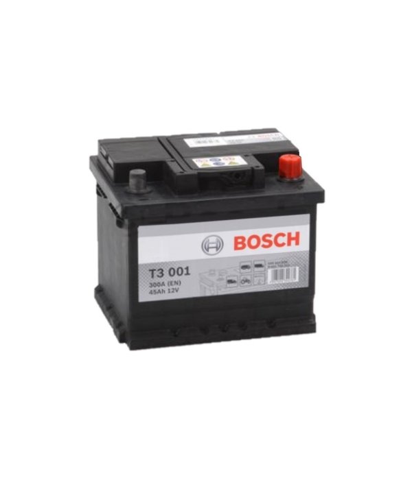 Bosch Startaccu 12 volt 45 ah T3 001 Black truckline