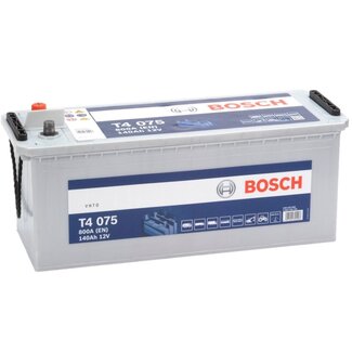 Bosch Accu 12 volt 140 ah T4075 Blue truckline