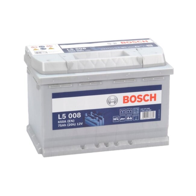 Bosch Accu semi tractie 12 volt 75 ah Type L 5008