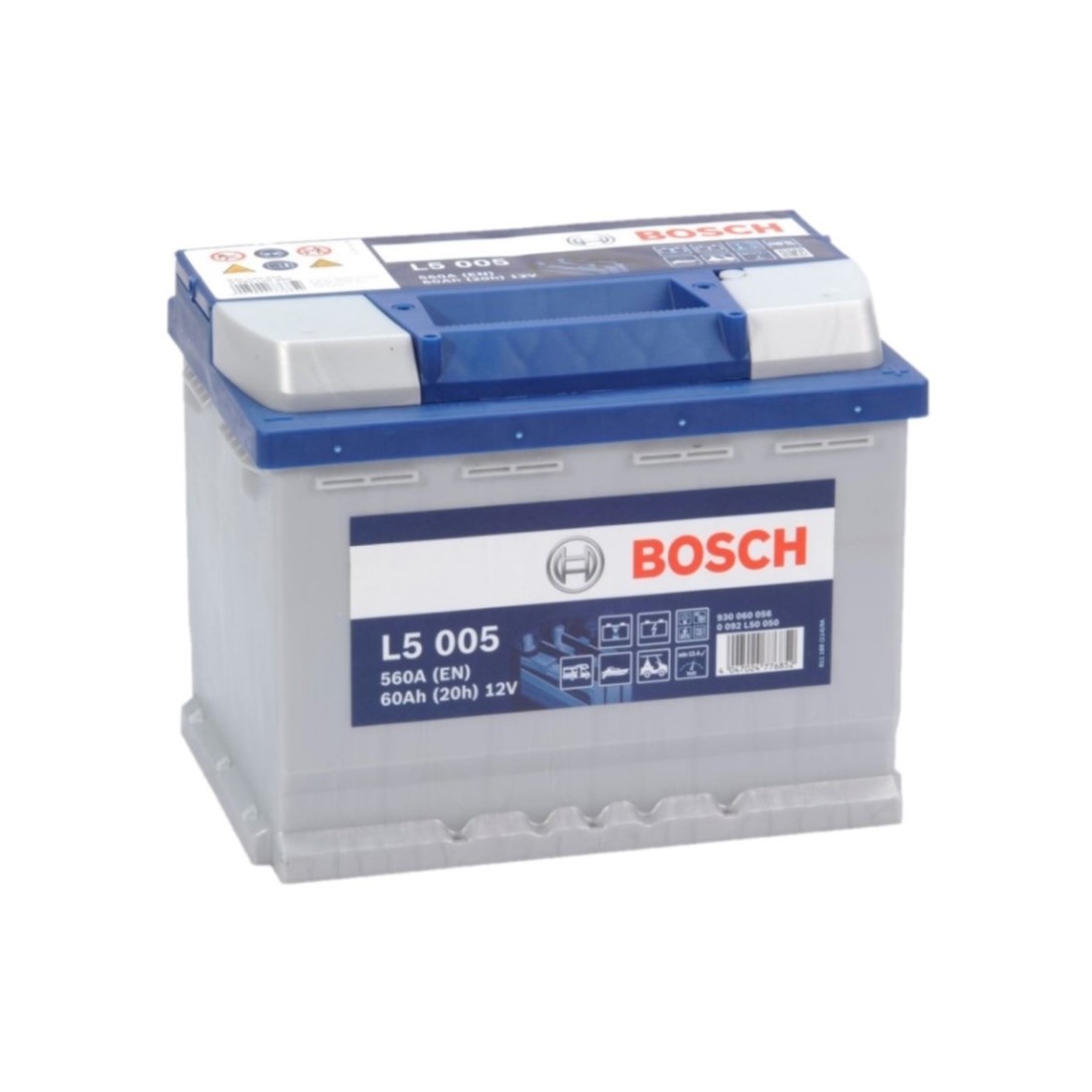 Hysterisch Microcomputer Ervaren persoon Bosch Accu semi tractie 12 volt 60 ah Type L 5005 - Accu Service Holland