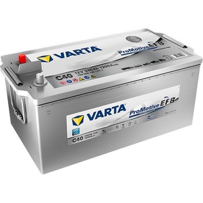 Varta Promotive EFB type C40 startaccu 12 volt 240 ah