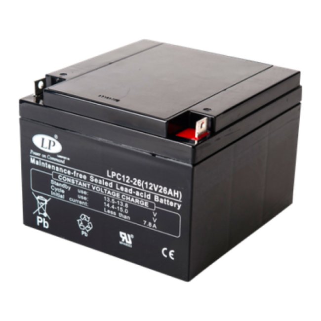 LP VRLA-LPC-AGM accu 12 volt 26 ah LPC12-26 t3