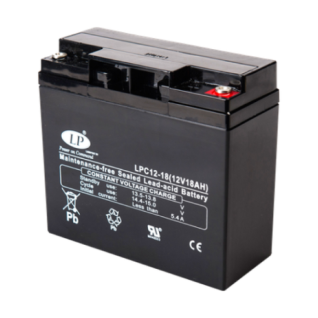 Landport (LP) VRLA-LPC-AGM accu 12 volt 18 ah LPC12-18 t12