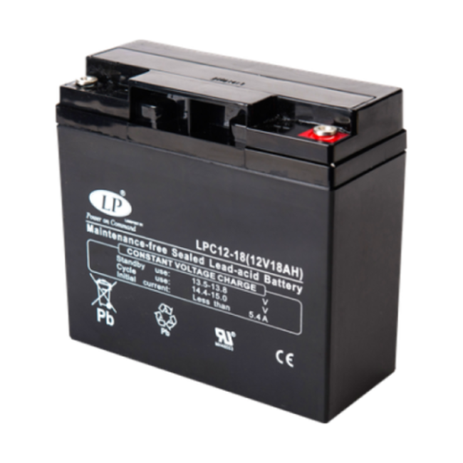 LP VRLA-LPC-AGM accu 12 volt 18 ah LPC12-18 t12