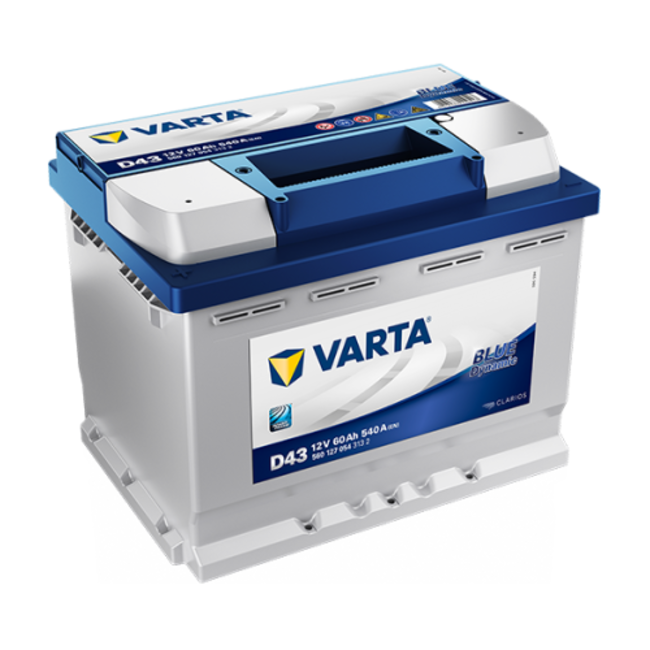 Varta Auto accu 12 volt 60 Ah Blue Dynamic type D43