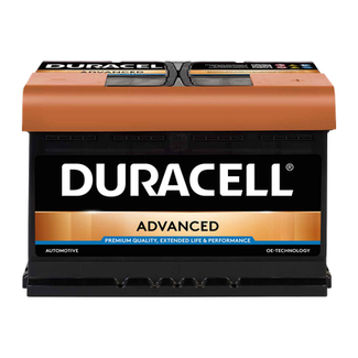 Duracell 12 volt 72 ah Auto accu BDA 72