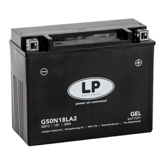 LP G50N18LA2 motor GEL accu 12 volt 20 ah (52012 - MG LTX24H-3)
