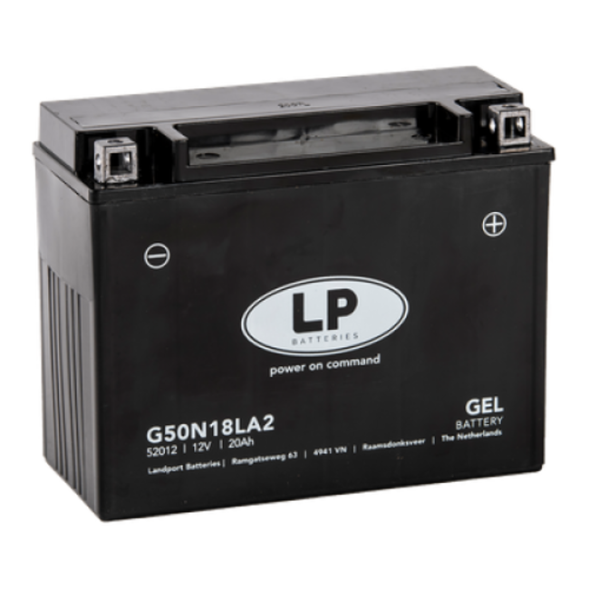 Landport (LP) LTX24H-3 motor GEL accu 12 volt 24,0 ah (52012 - G50N18LA2)