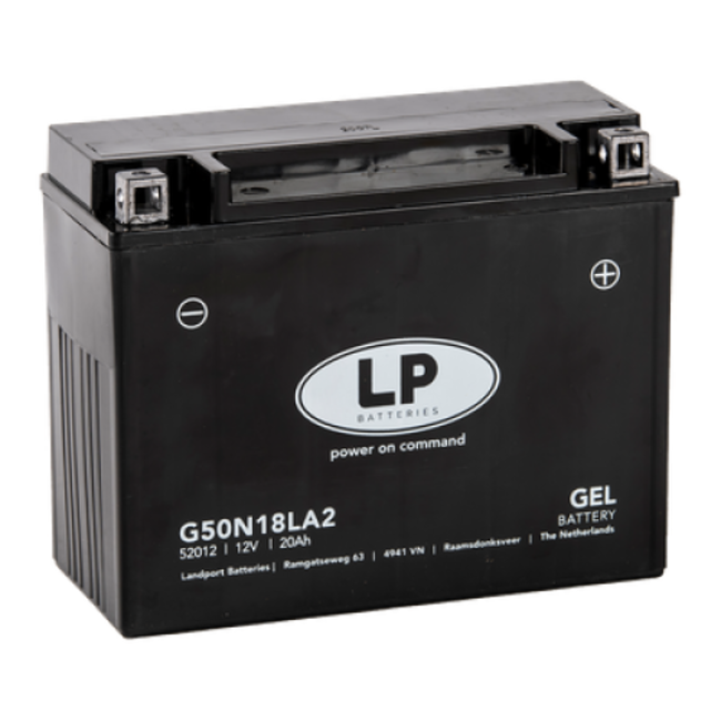 LP G50N18LA2 motor GEL accu 12 volt 20,0 ah (52012 - MG LTX24H-3)