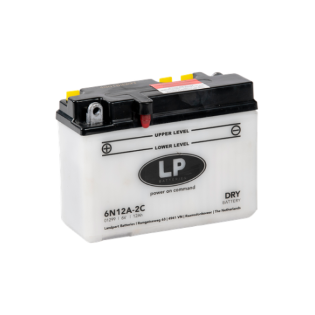 Landport (LP) 6N12A-2C motor accu 6 volt 12,0 ah (01299 - MD 6N12A-2C)