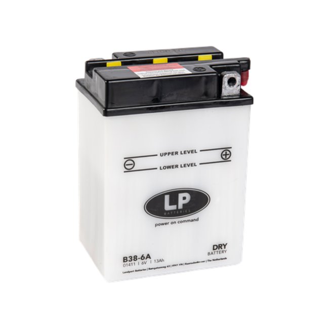 LP B38-6A motor accu 6 volt 13,0 ah (01411 - MD B38-6A)