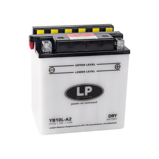 LP YB10L-A2 motor accu 12 volt 11 ah (51112 - MD LB10L-A2)