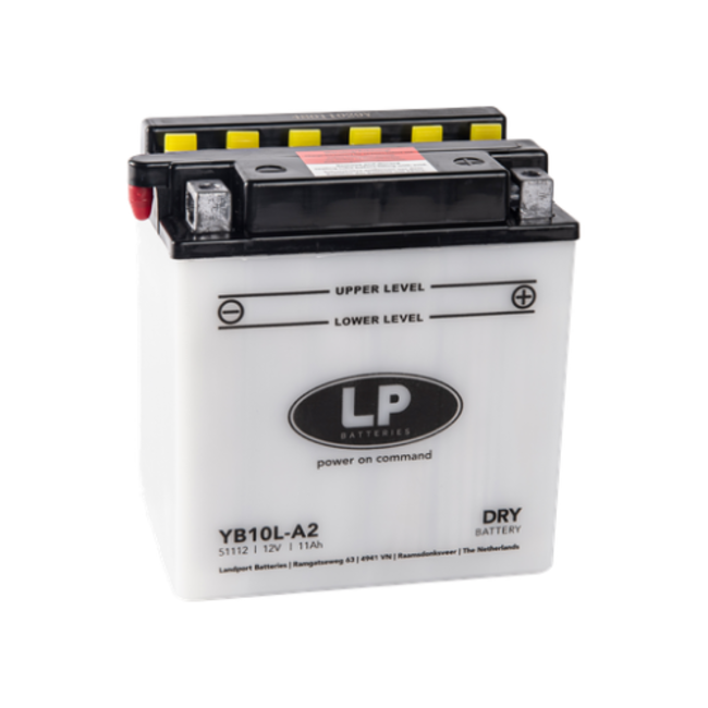 LP YB10L-A2 motor accu 12 volt 11,0 ah (51112 - MD LB10L-A2)