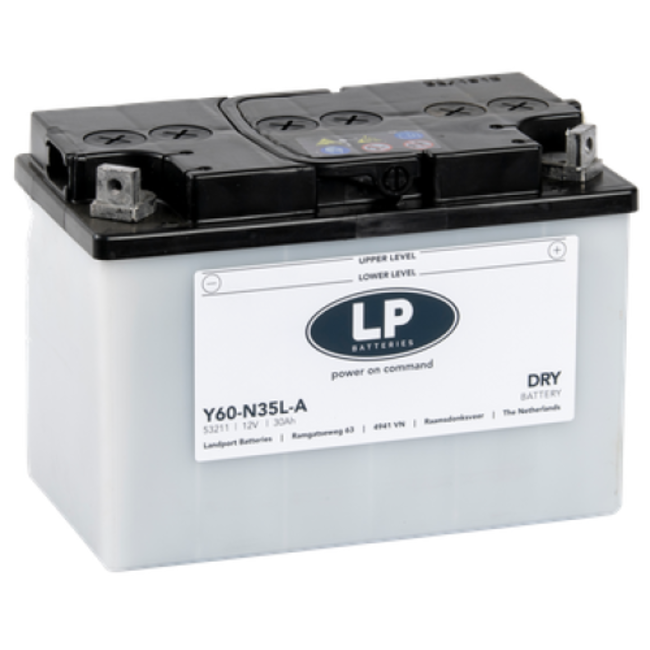 LP Y60-N35L-A (6MK5) motor accu 12 volt 30,0 ah (53211 - MB L60-N35L-A)