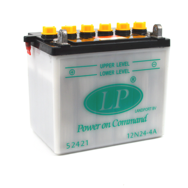 Landport (LP) 12N24-4A motor accu 12 volt 24,0 ah