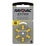 Rayovac Hoorapparaat batterij 10AU geel (6 stuks)