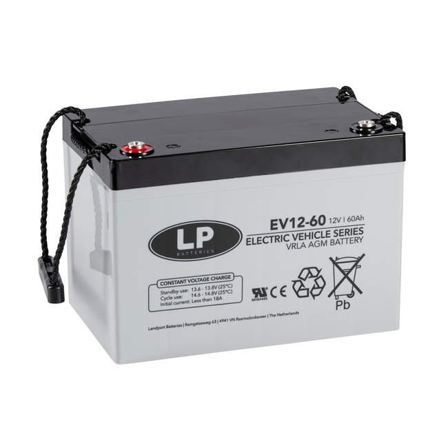 LP AGM EV12-60 deep cycle accu 12 v 60 Ah VRLA