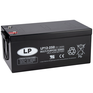 LP AGM 12-250 VRLA-LP accu 12 volt 260 ah