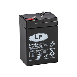 LP VRLA-LP accu 6 volt 4,5 ah LP6-4 5