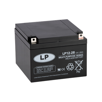 LP VRLA-LP accu 12 volt 28 ah LP12-28