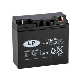 LP VRLA-LP accu 12 volt 20 ah LP12-20