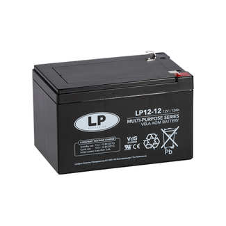 Landport (LP) VRLA-LP accu 12 volt 12 ah LP12-12 VDS