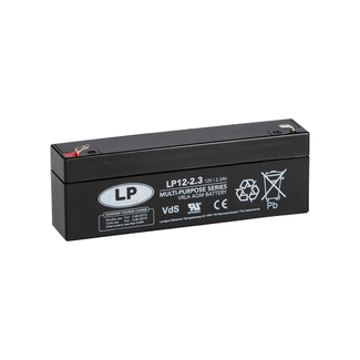 LP VRLA-LP accu 12 volt 2,3 ah LP12-2 3 VDS