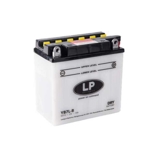 Landport (LP) LB7L-B motor accu 12 volt 7,0 ah (50712 - YB7L-B)