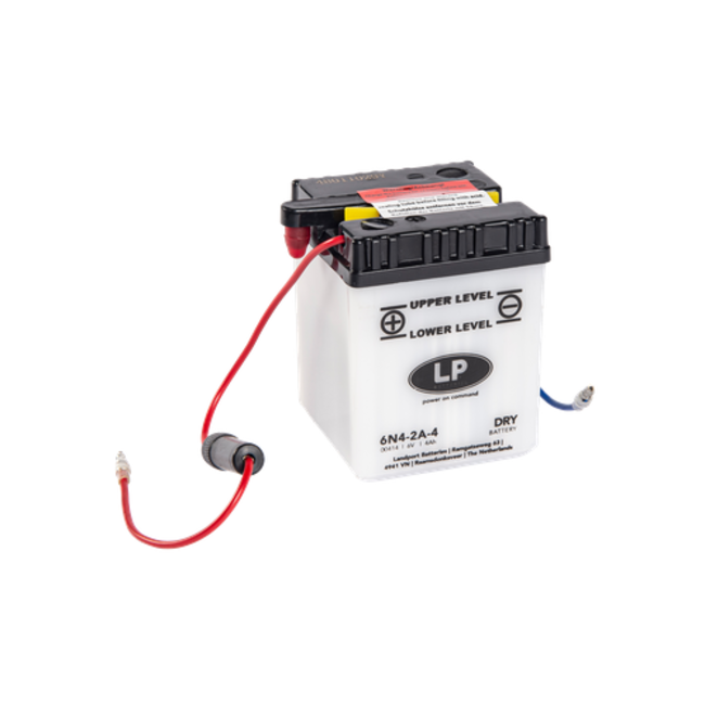 Landport (LP) 6N4-2A-4 motor accu 6 volt 4,0 ah (00414 - MD 6N4-2A-4)