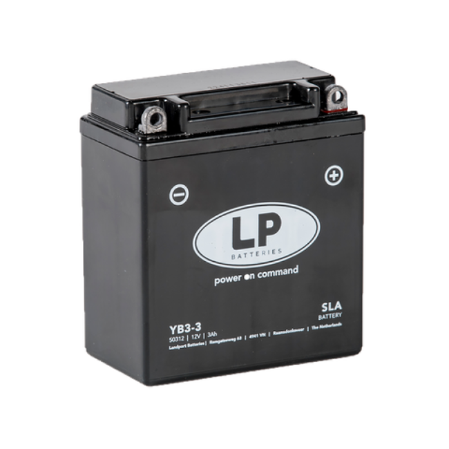 Landport (LP) SLA YB3-3 motor accu 12 volt 3 ah (50312 - MS LB3-3)