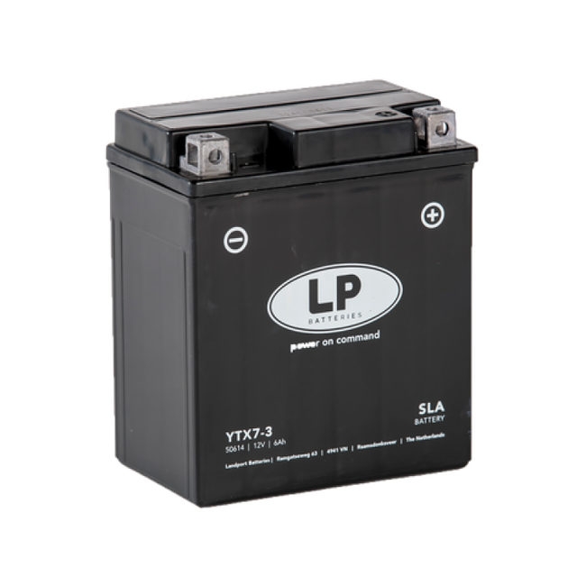 LP SLA YTX7-3 motor accu 12 volt 6 ah (50614 - MS LTX7-3)