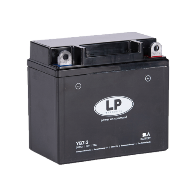 LP SLA YB7-3 motor accu 12 volt 7 ah (50712 - MS LB7-3)