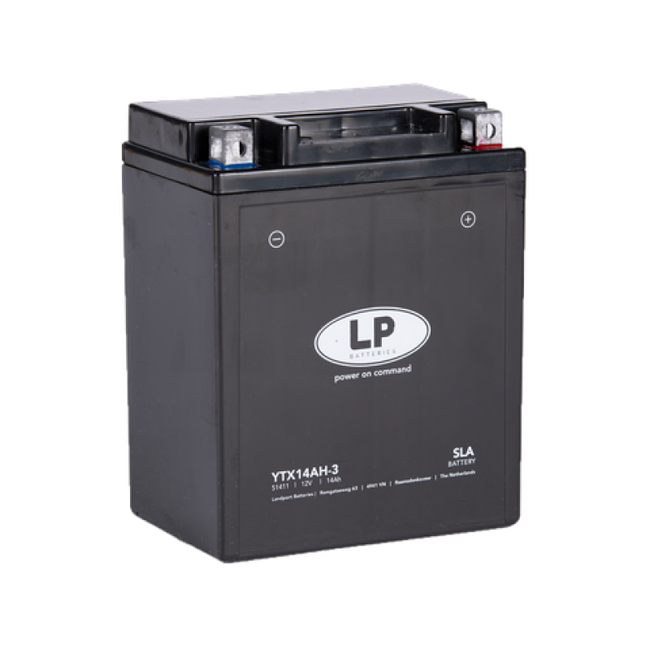 Landport (LP) SLA LTX14AH-3 motor accu 12 volt 14 ah (51411 - YTX14AH-3)