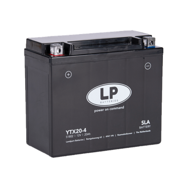 Landport (LP) SLA LTX20-4 motor accu 12 volt 18 ah (51802 - YTX20-4)