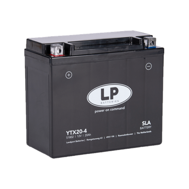 LP SLA YTX20-4 motor accu 12 volt 18 ah (51802 - MS LTX20-4)