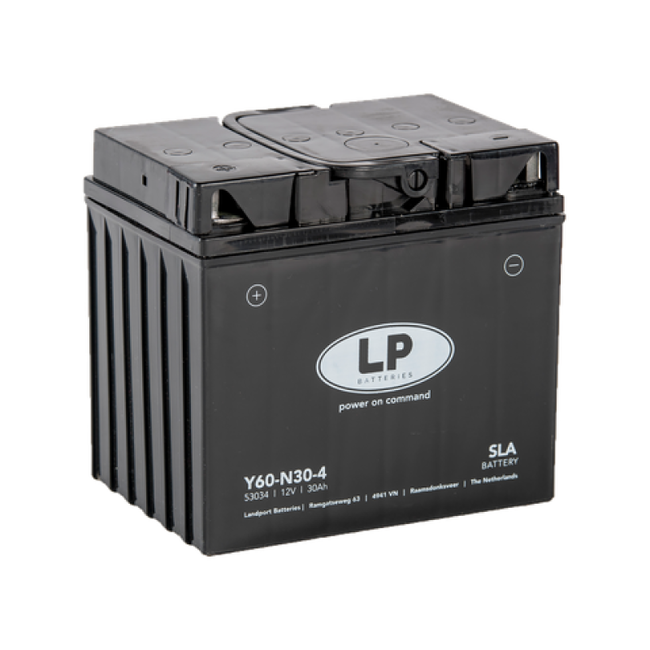 Landport (LP) SLA L60-N30-4 motor accu 12 volt 30 ah (53034 - Y60-N30-4)