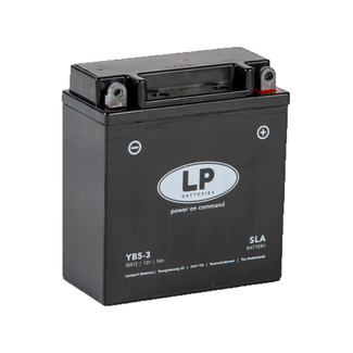 LP SLA YB5-3 motor accu 12 volt 5 ah (50512 - MS LB5-3)