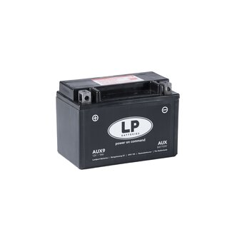 LP AUX9 back-up accu personenauto 12 volt 9 Ah