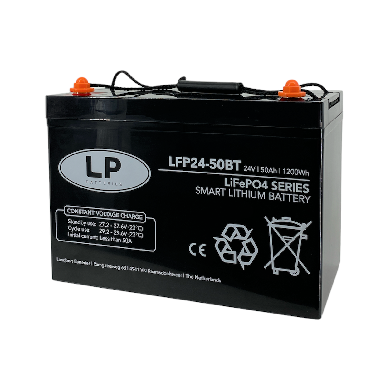 voedsel hoeveelheid verkoop rand SMART Lithium accu LFP V24-50 LiFePo4 24 volt 50 Ah 1280 Wh - Accu Service  Holland