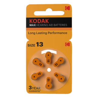 Kodak Hoorbatterij Kodak Hearing Aid 13 oranje (6 stuks)