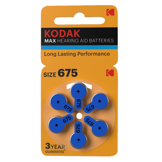 Kodak Hoorbatterij Kodak Hearing Aid 675 blauw (6 stuks)